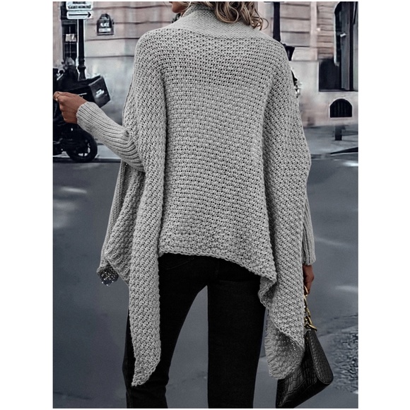 020 Cozy Waterfall Open Front Cardigan - Picture 4 of 5